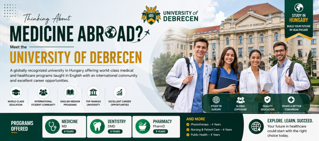 International students studying healthcare and medicine in Hungary